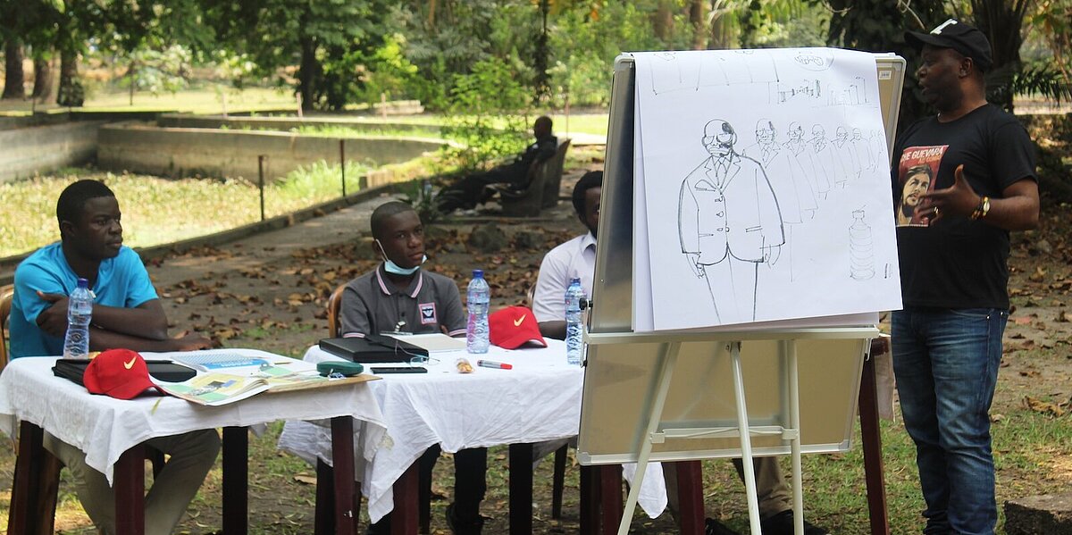 Foto de FES RD Congo, Projet Association des dessinateurs de presse